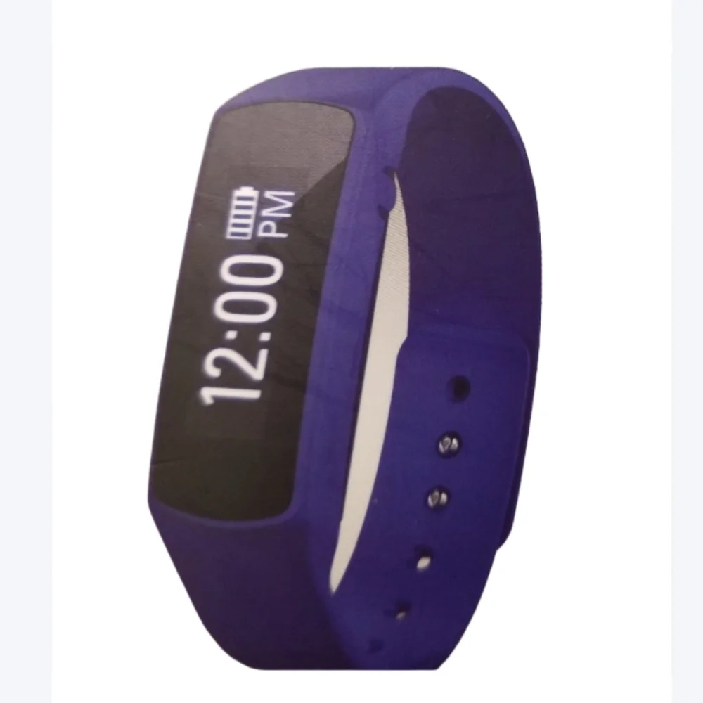NEW Sharper Image Circuit SIT50 Bluetooth Wireless Activity Tracker Blue